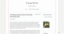 Desktop Screenshot of aoawaywego.wordpress.com