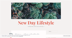 Desktop Screenshot of newdaylifestyle.wordpress.com