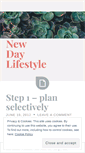 Mobile Screenshot of newdaylifestyle.wordpress.com