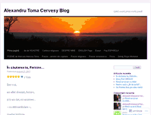 Tablet Screenshot of alexandrutomascervesy.wordpress.com