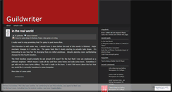 Desktop Screenshot of guildwriter.wordpress.com