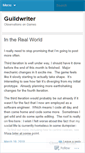 Mobile Screenshot of guildwriter.wordpress.com