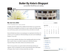 Tablet Screenshot of butterbykeba.wordpress.com