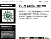Tablet Screenshot of pcimkl.wordpress.com