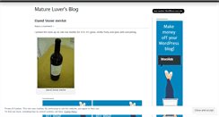 Desktop Screenshot of matureluver.wordpress.com
