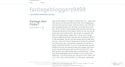 Desktop Screenshot of fantagebloggerz9498.wordpress.com