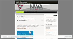 Desktop Screenshot of nwaslovensko.wordpress.com