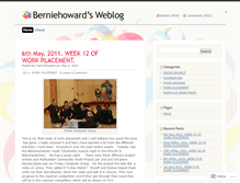 Tablet Screenshot of berniehoward.wordpress.com