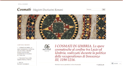 Desktop Screenshot of cosmati.wordpress.com