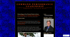 Desktop Screenshot of commandperformanceleadership.wordpress.com