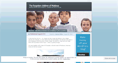 Desktop Screenshot of forgottenchildrenofmoldova.wordpress.com