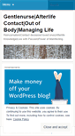 Mobile Screenshot of gentlenurse.wordpress.com