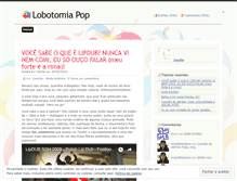 Tablet Screenshot of lobotomiapop.wordpress.com