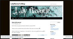 Desktop Screenshot of lalyflavour.wordpress.com