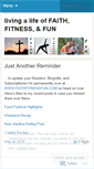 Mobile Screenshot of faithfitnessfun.wordpress.com