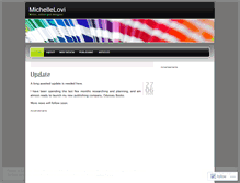 Tablet Screenshot of michellelovi.wordpress.com