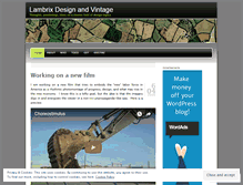 Tablet Screenshot of lambrixvintage.wordpress.com