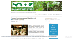 Desktop Screenshot of panamamasverde.wordpress.com