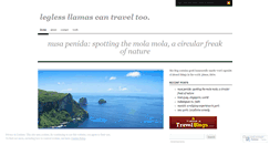 Desktop Screenshot of leglessllama.wordpress.com