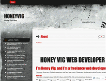 Tablet Screenshot of honeyvig.wordpress.com