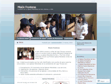 Tablet Screenshot of misionfronteras.wordpress.com