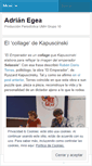 Mobile Screenshot of produccionumhadrianegea.wordpress.com
