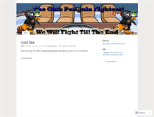 Tablet Screenshot of cpfighterwithzac888.wordpress.com