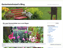 Tablet Screenshot of gartenheimfreizeit.wordpress.com