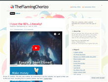 Tablet Screenshot of flamingchorizo.wordpress.com