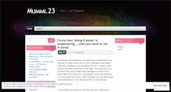 Desktop Screenshot of mummi23.wordpress.com