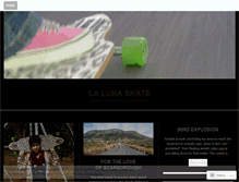 Tablet Screenshot of lalunaskate.wordpress.com