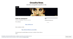 Desktop Screenshot of groselha.wordpress.com