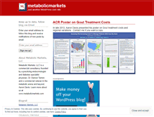 Tablet Screenshot of metabolicmarkets.wordpress.com