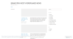 Desktop Screenshot of grandprixwestnews.wordpress.com