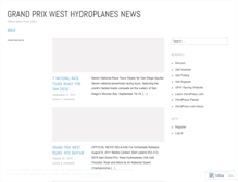 Tablet Screenshot of grandprixwestnews.wordpress.com
