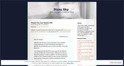Desktop Screenshot of dizzysky.wordpress.com