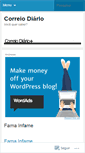 Mobile Screenshot of correiodiario.wordpress.com