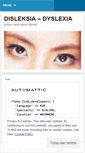 Mobile Screenshot of disleksia.wordpress.com