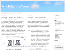 Tablet Screenshot of afolksongaweek.wordpress.com