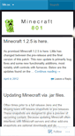 Mobile Screenshot of minecraft801.wordpress.com