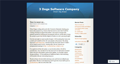 Desktop Screenshot of 3dogs.wordpress.com
