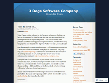 Tablet Screenshot of 3dogs.wordpress.com