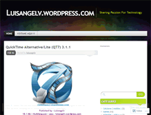 Tablet Screenshot of luisangelv.wordpress.com