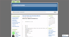 Desktop Screenshot of cyberprofe2008.wordpress.com