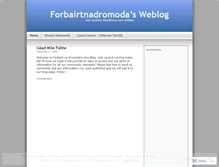 Tablet Screenshot of forbairtnadromoda.wordpress.com