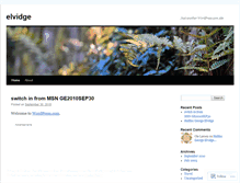 Tablet Screenshot of elvidge.wordpress.com