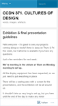 Mobile Screenshot of 2011ccdn371.wordpress.com