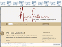 Tablet Screenshot of heroicendeavors.wordpress.com