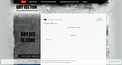 Desktop Screenshot of dryicefun.wordpress.com