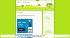 Desktop Screenshot of mamaulyakhfash.wordpress.com